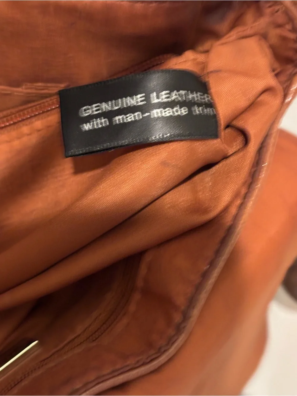 Giani Bernini Soft Brown Genuine Leather Crossbody Bag
